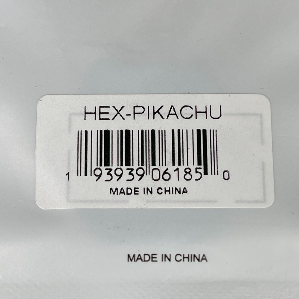 NEW Pikachu PVC Patch (HEX-PIKACHU)
