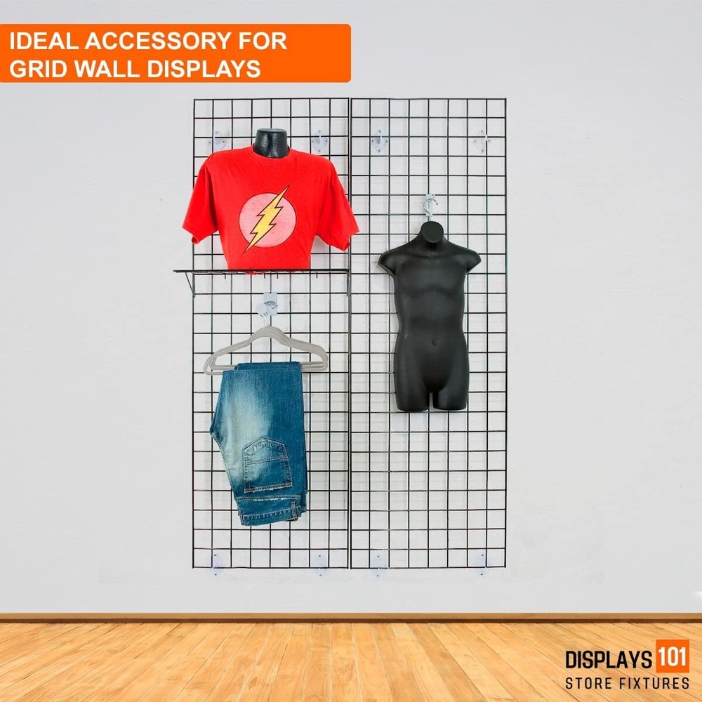 Gridwall Wall Mount Bracket - Grid Panel Mounting Brackets