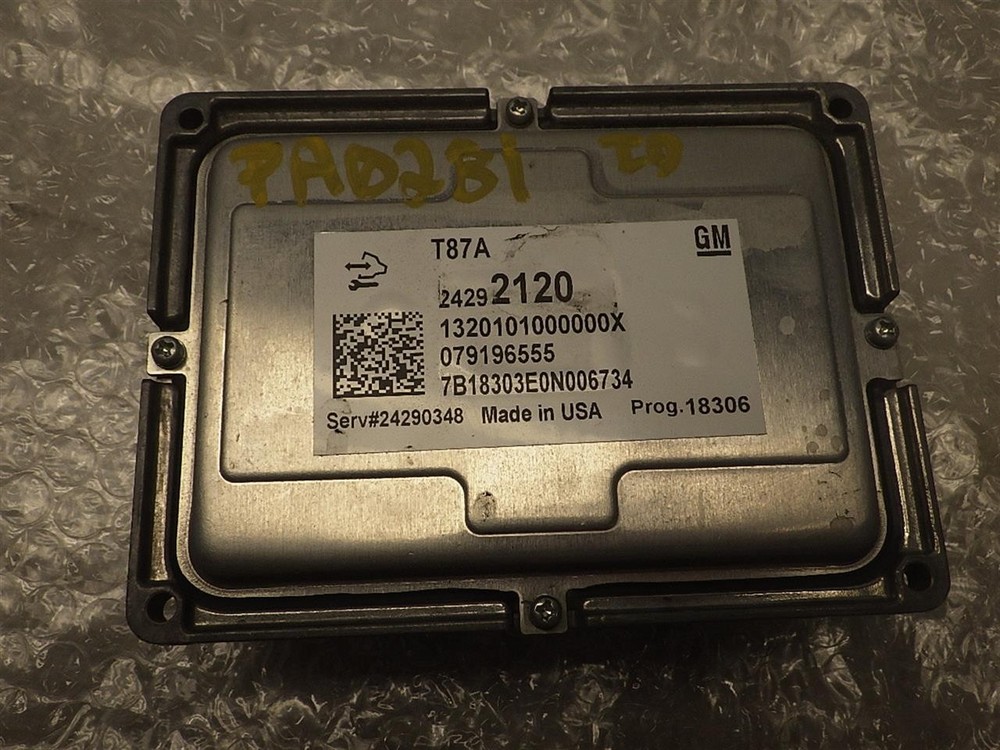 2019 Cadillac Escalade ESV 6.2L 10-SPD,TCM ID 24292120