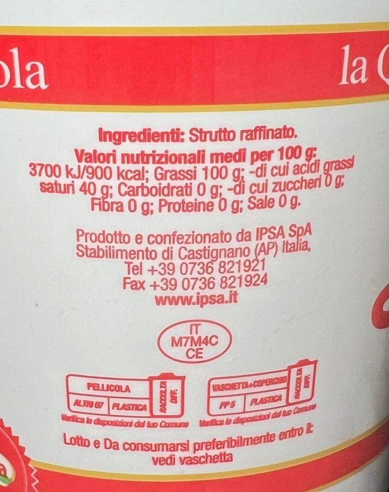 Halta Lard 500g - 3 pieces