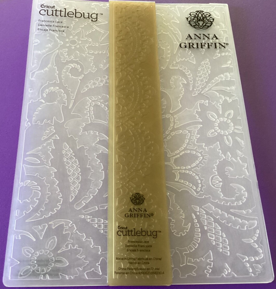 Anna Griffin Francesca Lace Embossing Folder 5x7