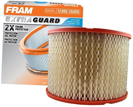 Extra Guard Round Plastisol Engine Air Filter Replacement, Easy Install