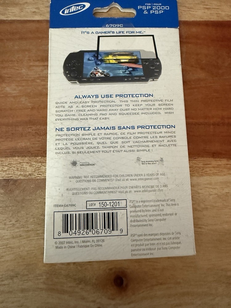 Intec PSP 2000 Screen Protection