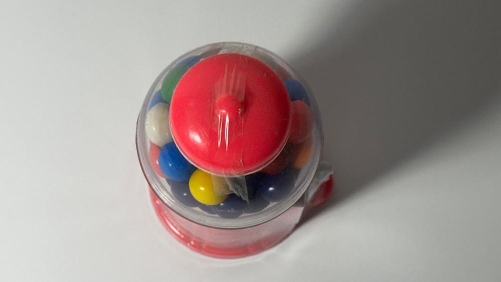 Reusable Gum Ball Machine Full and Mint from - 1996