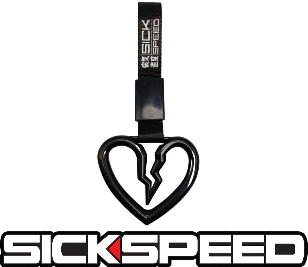 SICKSPEED Black Tsurikawa Broken Heart