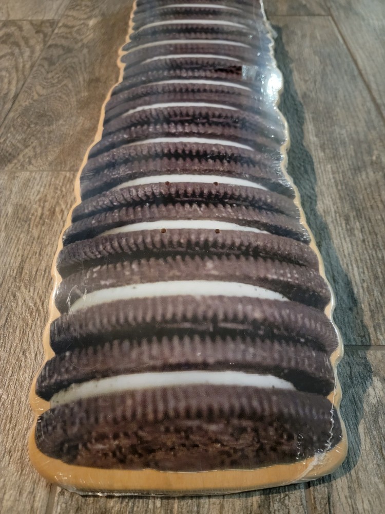 RARE Alltimers Oreo Stack Shaped Cruiser Skateboard Deck 8.5"