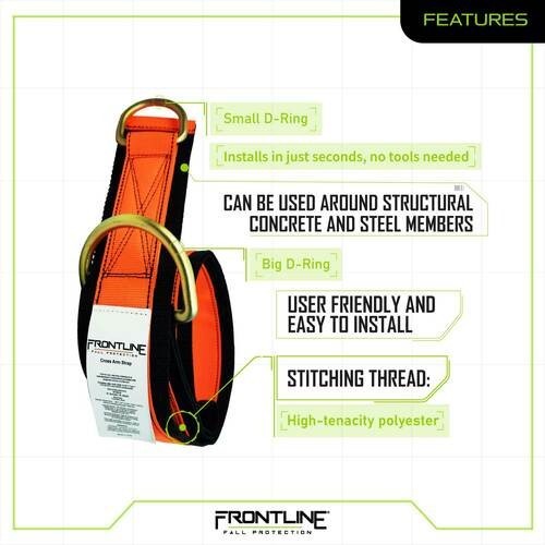 Frontline Cross Arm Strap with Reinforced Webbing