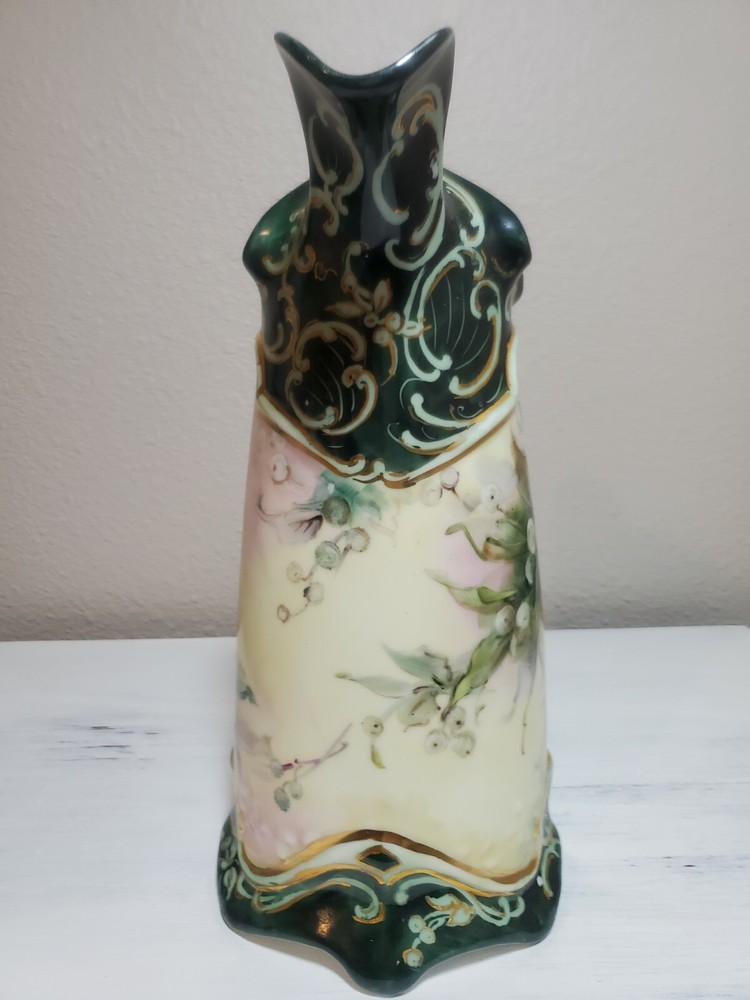 Sharon Snook Handpainted Porcelain Pitcher