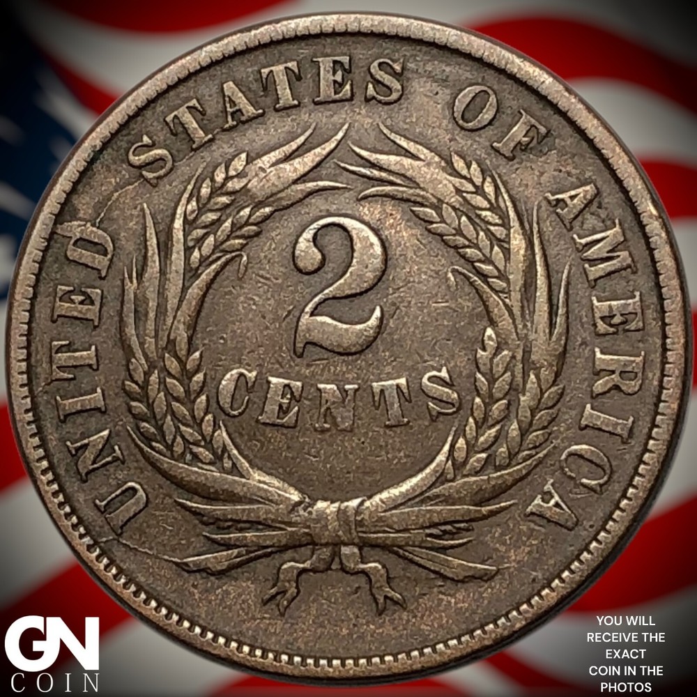 1865 2 Cent Piece Y7597