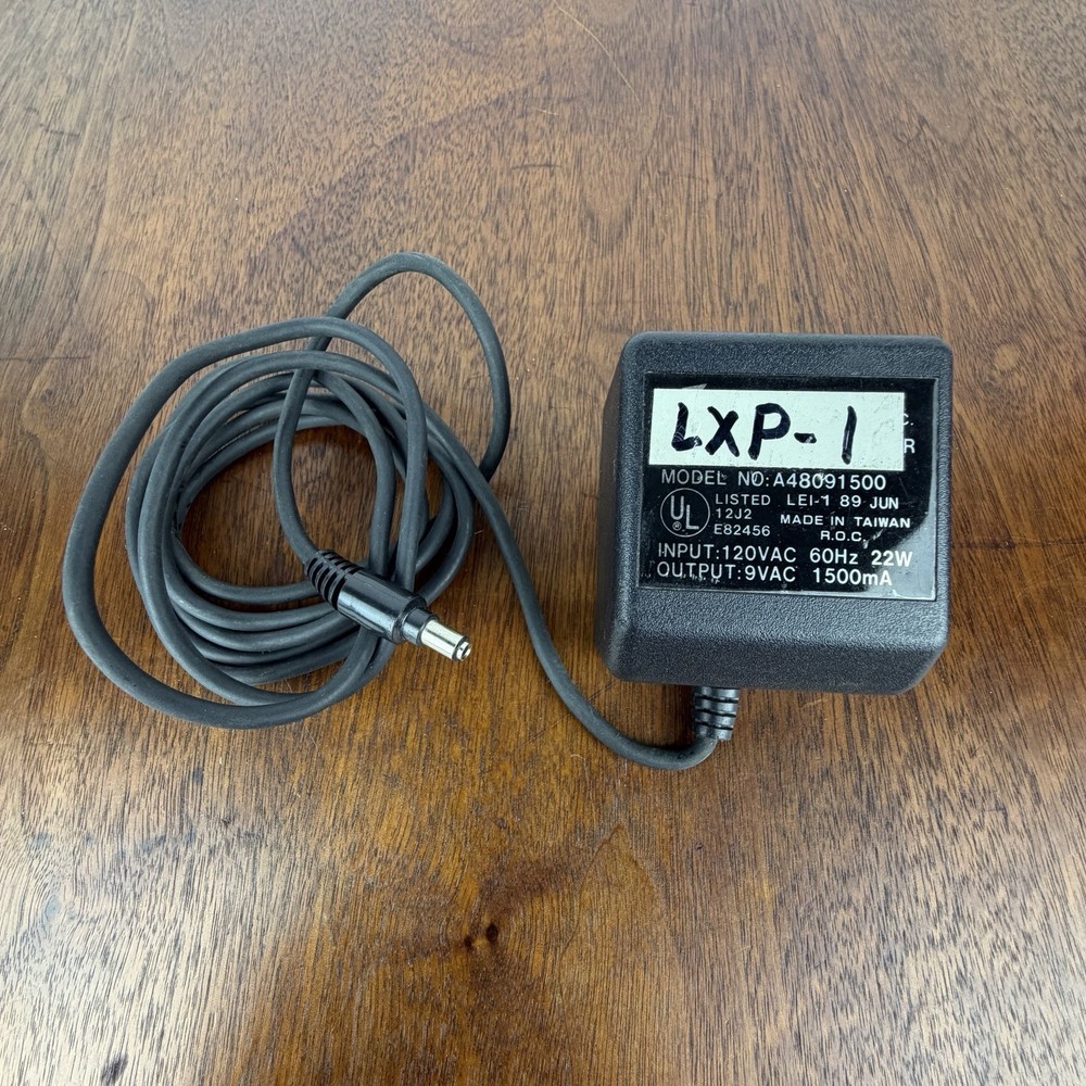 Lexicon LXP-1 Power Adapter INPUT 120VAC/OUTPUT 9VAC