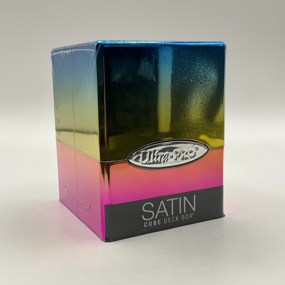Ultra Pro Deck Box: Satin Cube - Rainbow