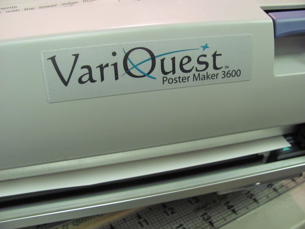 VARITRONICS VARI QUEST POSTER MAKER 3600