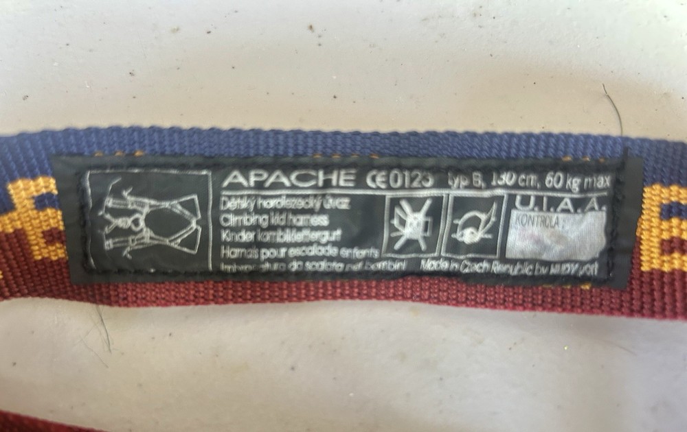 TRANGO APACHE Kids Junior Type B Climbing Full Body Harness 132 lbs max