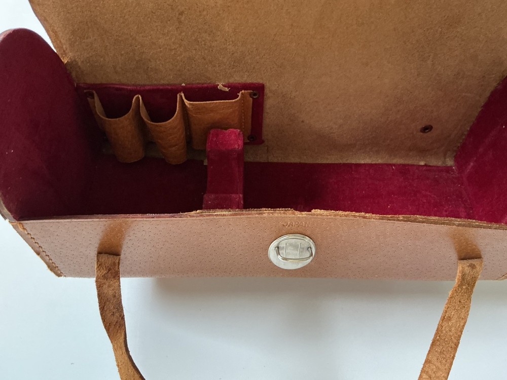 Rare Find-Sans & Streiffe Microscope in Case W/Slides