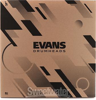 Evans EMAD Resonant Bass Drumhead - 24" - Ebony
