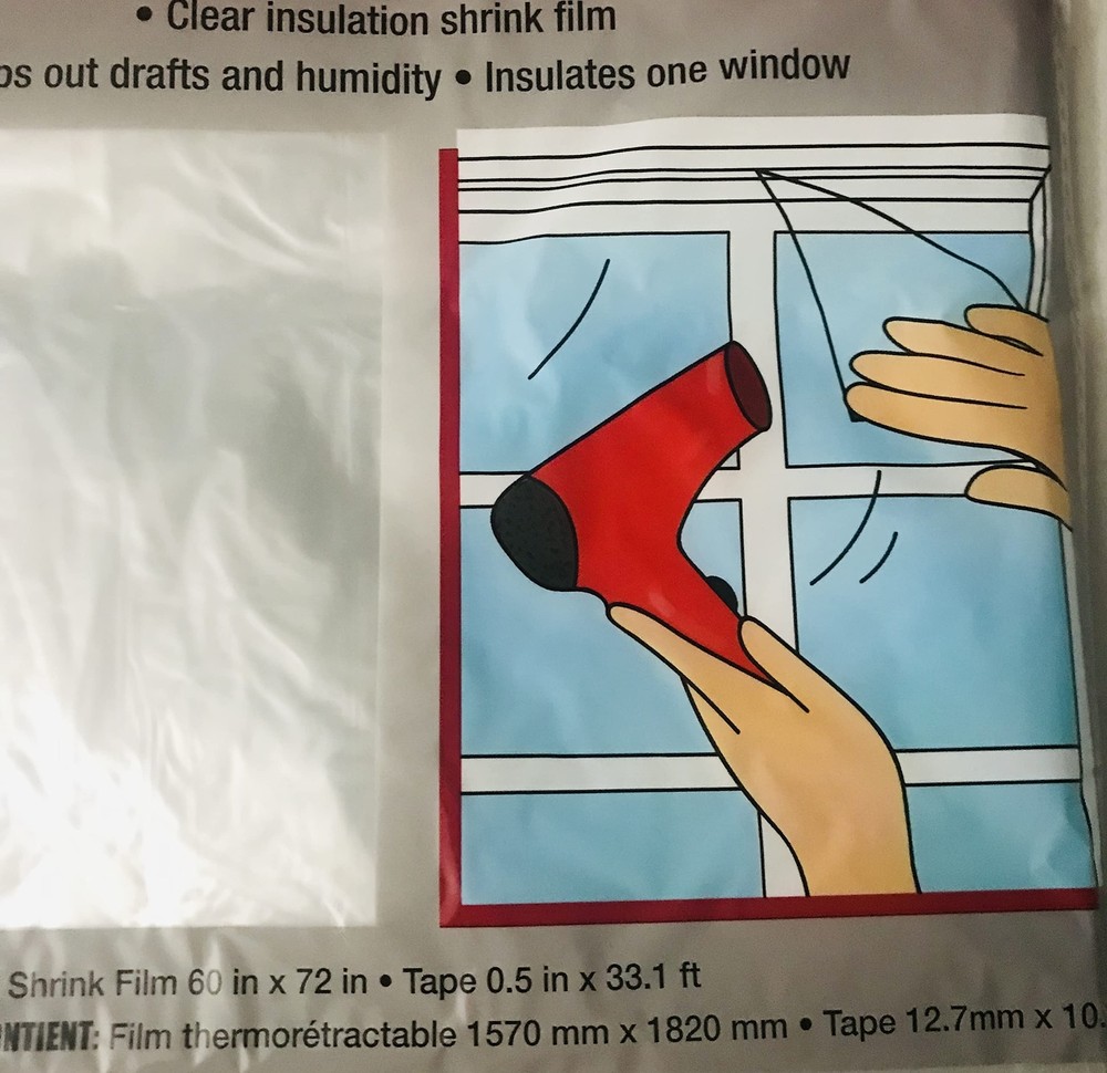 Tool Bench Hardware Window Insulation Kit, 60" x 72", Insulates 1-Window