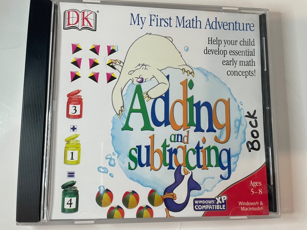 My First Math Adventure - Adding and Subtracting Ages 5-8 WIN/MAC CD-ROM