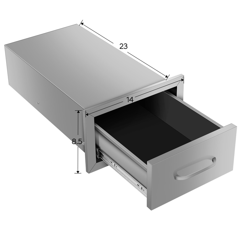 Stainless steel Kitchen Cabinet Single drawer cabinet