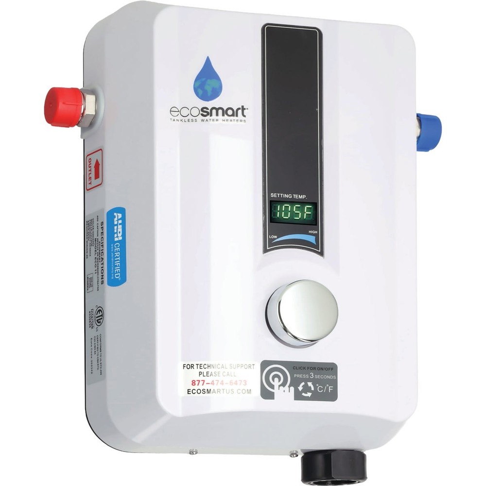 EcoSMART 240V 13.6kW Tankless Electric Water Heater ECO 11 EcoSMART ECO 11