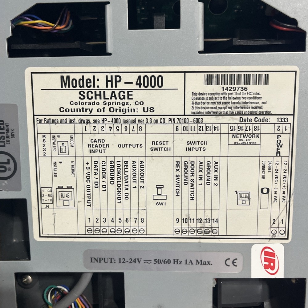 SCHLAGE HANDPUNCH 2000-XL