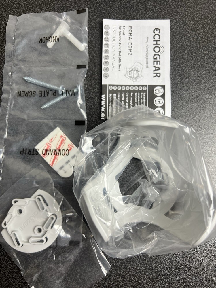 Wall Mount For Echo Dot (4th Generation)- White