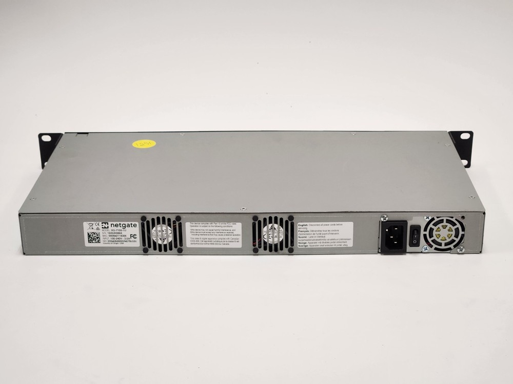 NETGATE XG-7100-1U 8GB PFSENSE SECURITY GATEWAY - TESTED & WORKING