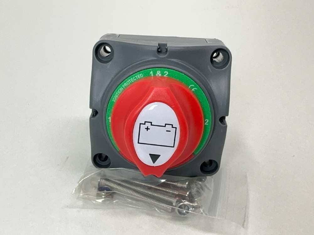 Dual Battery Selector Disconnect Switch 1-2-Both-Off  SHIPS FROM MICHIGAN
