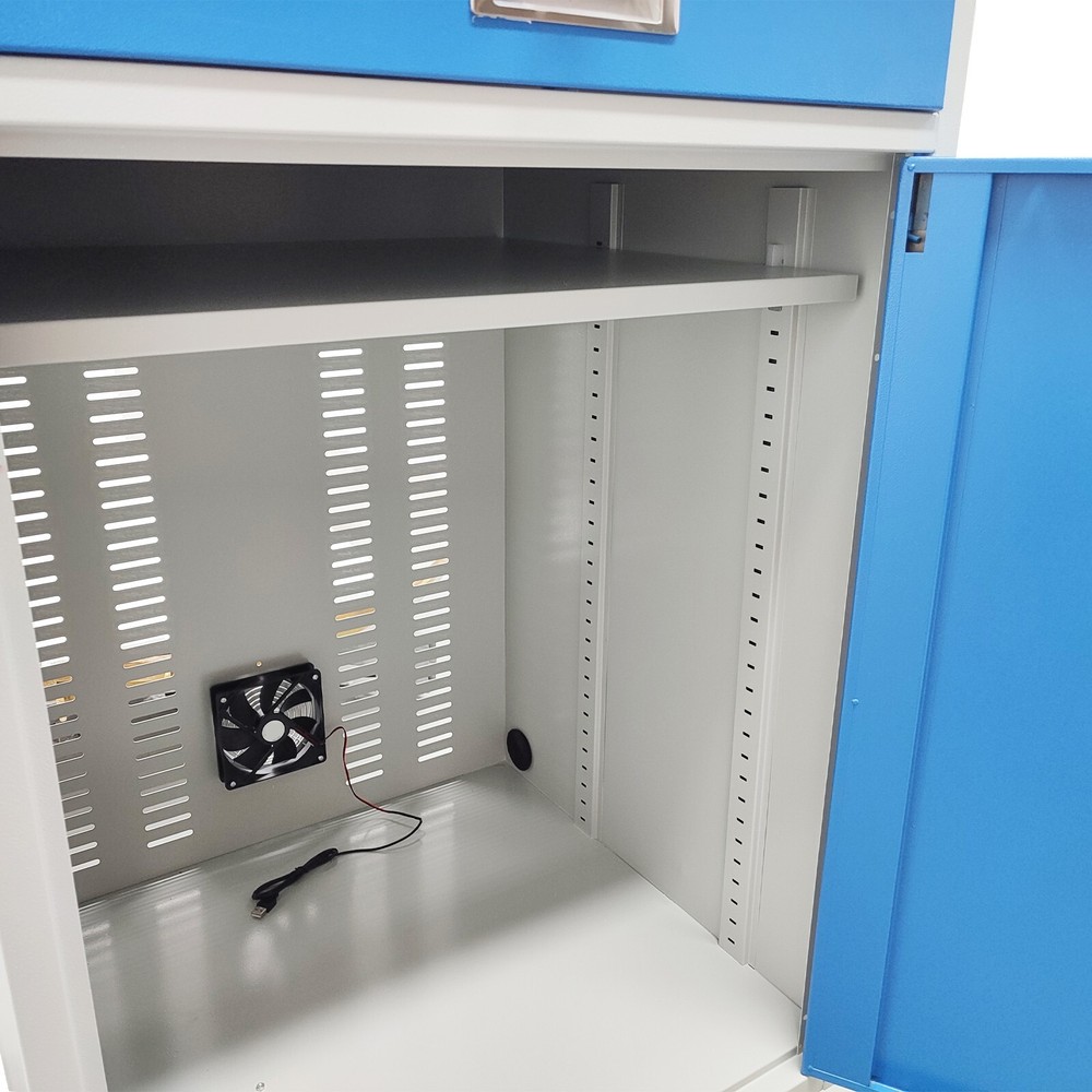 Industrial Computer Security Cabinet Mobile Computer Cabinet Dustproof Anti-thef