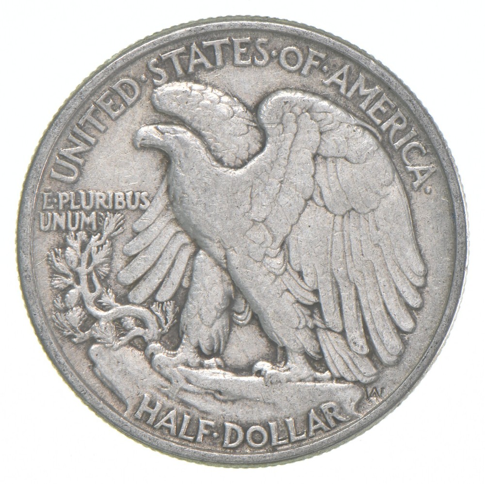 1943 XF Walking Liberty Half Dollar