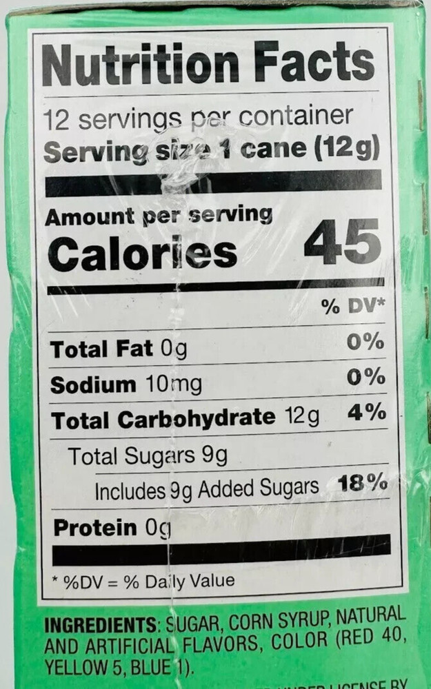 M&M's Chocolate Mint Flavored Candy Canes 8 BOXES (96 Count) LIMITED EDITION!
