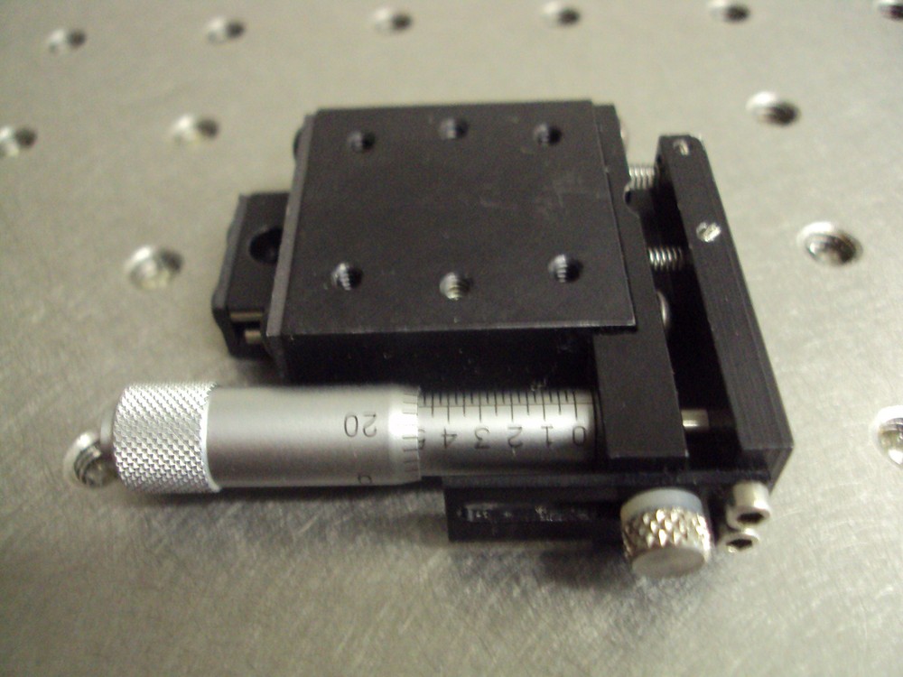 DELTRON LINEAR TRANSLATION STAGE PLATFORM LENSE OPTICS POSITIONER