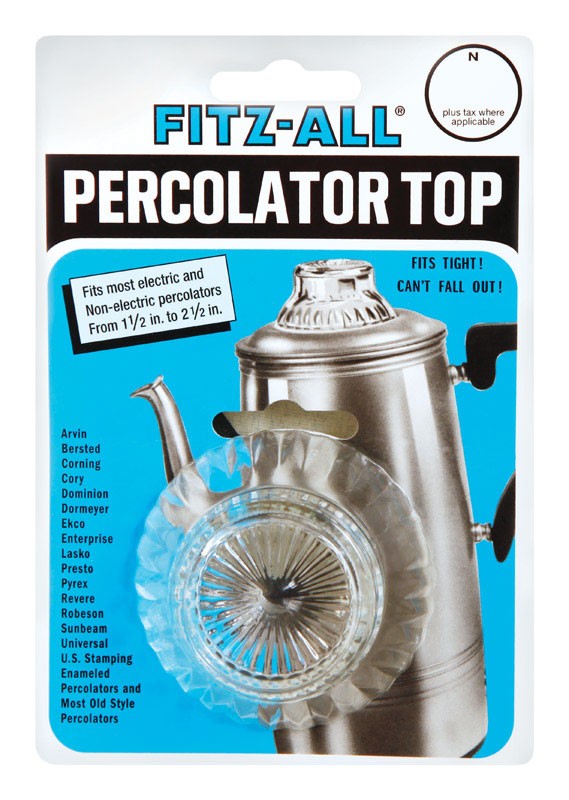 Fitz-All Glass Replacement Percolator Top Clear (Pack of 10)