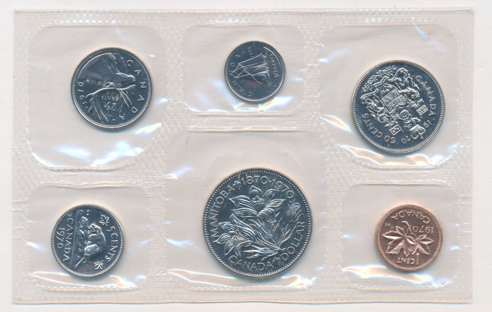 1970 CANADA PROOF LIKE COIN SET