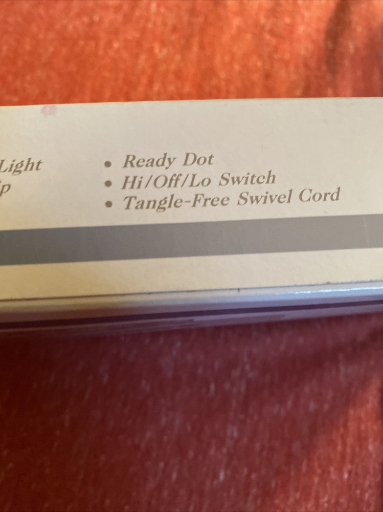 NOS Windmere Curling Iron 3/4" Setting Pretty