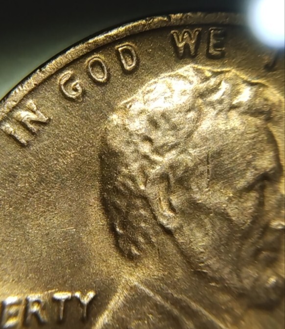 1981 P Penny High MS/Misaligned Die Obverse