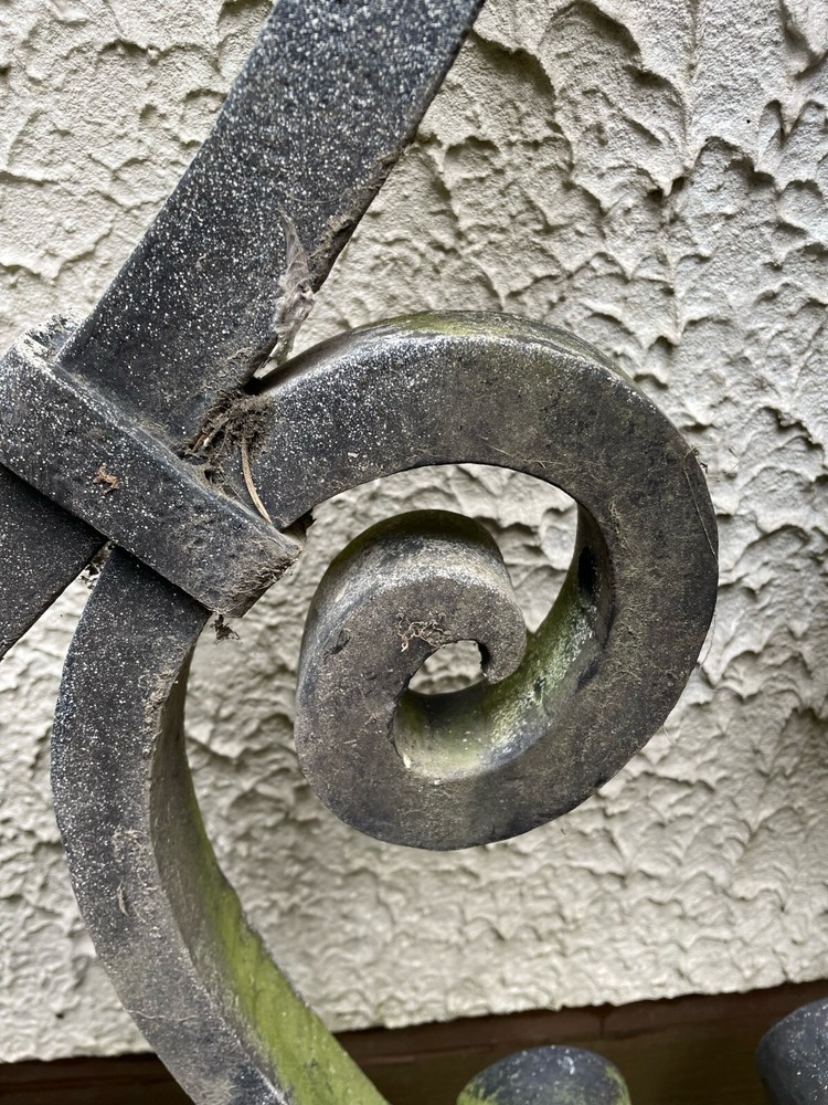 Wrought Iron Corbels Pair Oversize