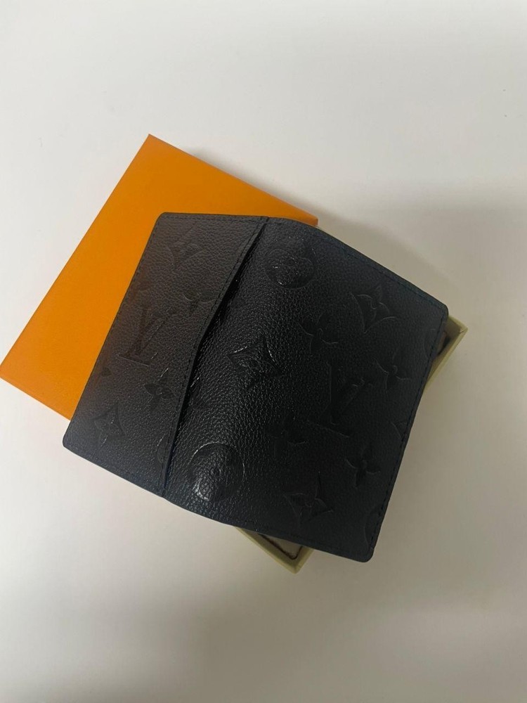 Louis Vuitton Pocket Organizer black Monogram Shadow
