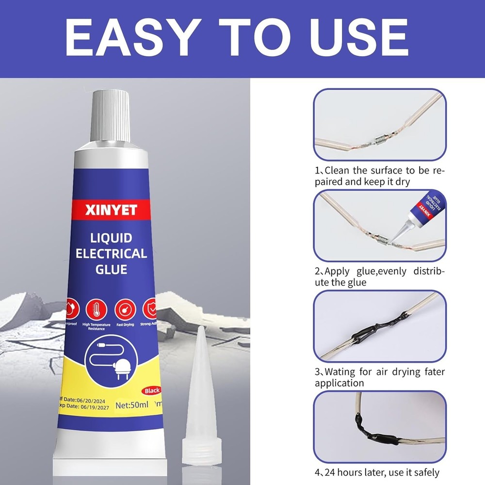 Versatile Liquid Electrical Tape - Fast-Drying & Insulating for Indoor/Outdoor