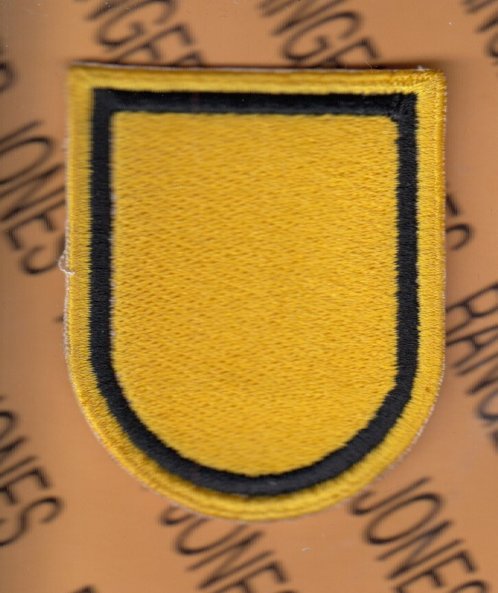 1st Special Forces Group Airborne SFGA beret flash patch type 3 c/e