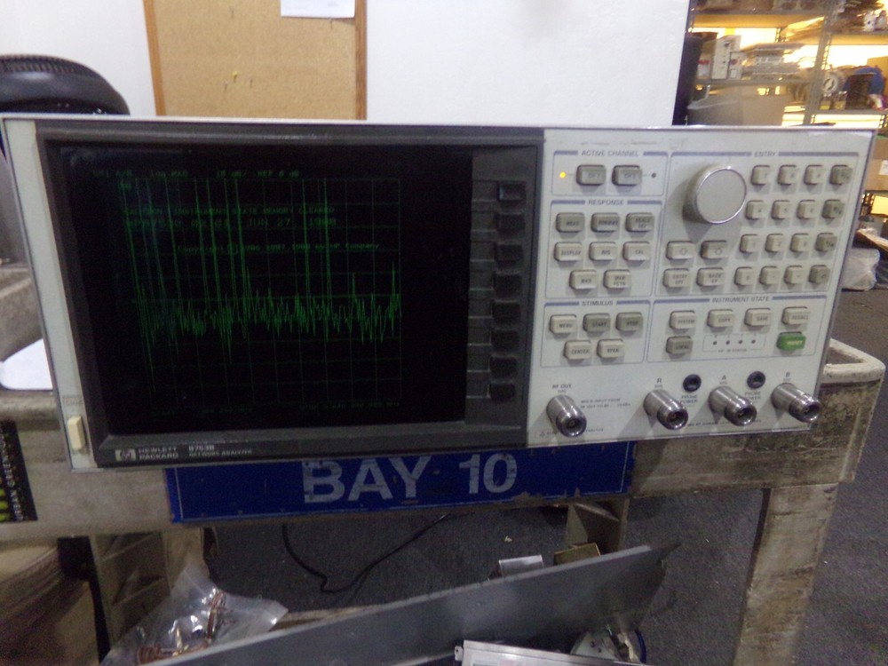 Hewlett Packard Model: Network Analyzer.  Good Retired Used Stock