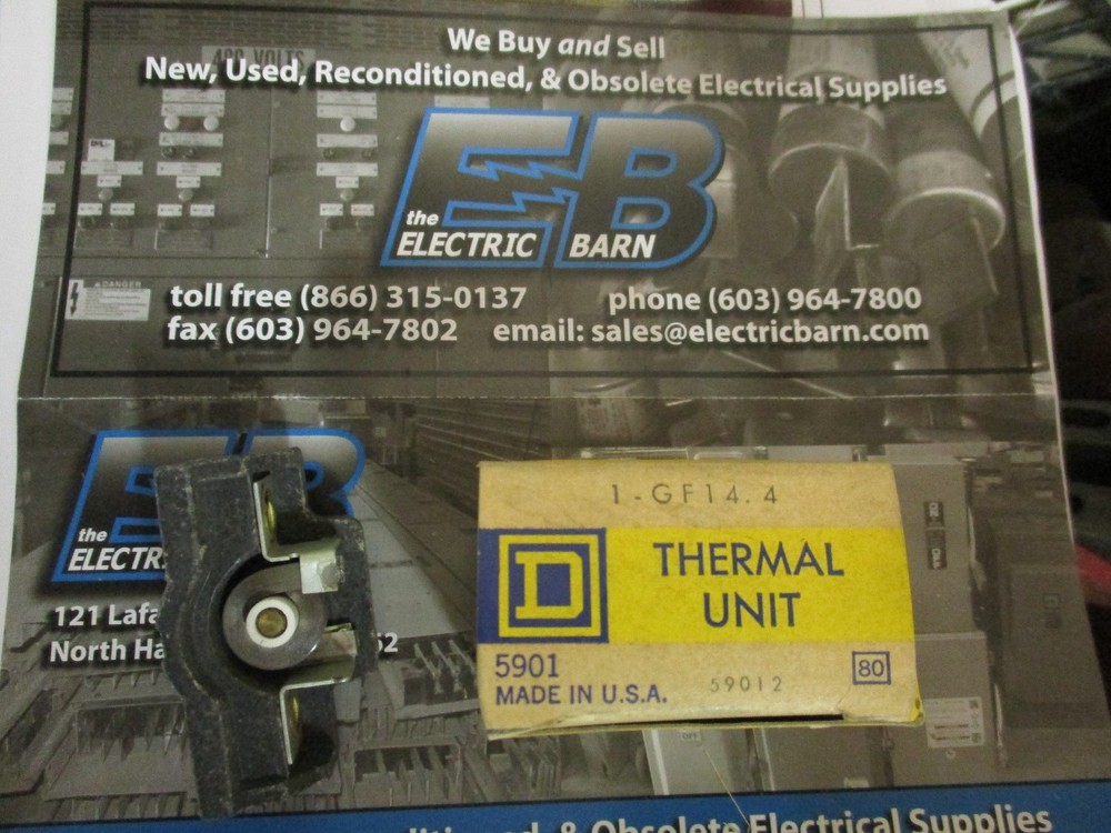 Square D GF14.4 Overload Heater- NEW