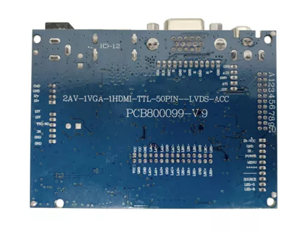 6.2 inch LCD screen HSD062IDW1 A00 A01 A02 + HDMI VGA Controller Driver Board