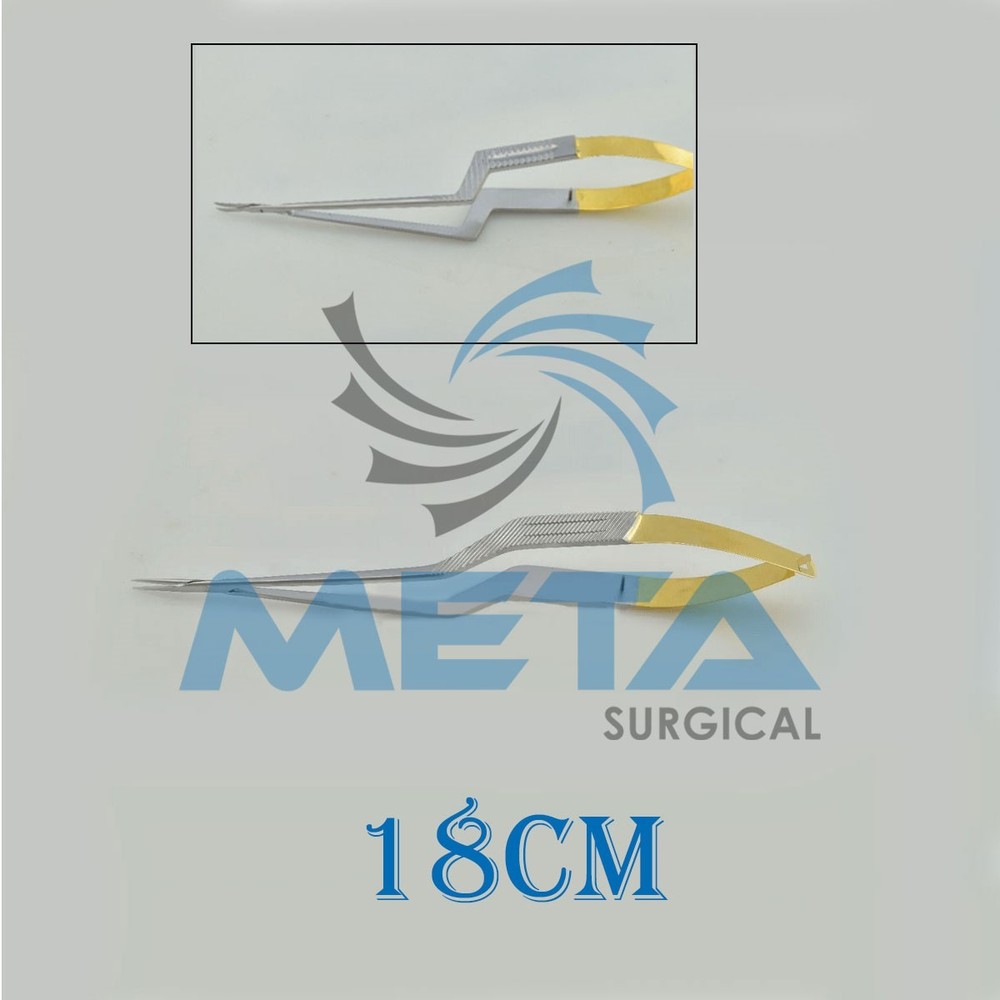 Kamiyama Micro Scissors Neurosurgery 18cm,Bayonet Handle