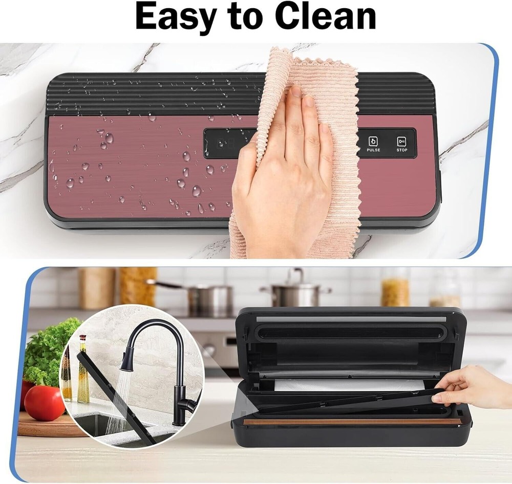NIEPU Vacuum Sealer - Powerful Suction, Multiple Modes, Compact Design