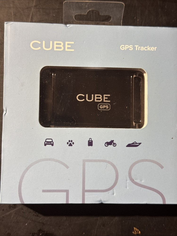 Cube GPS Tracker, Waterproof, Worldwide Coverage Real-Time Tracking