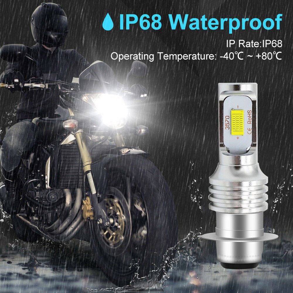 LED Headlight Light Bulb for Yamaha Warrior 350 1987-2004