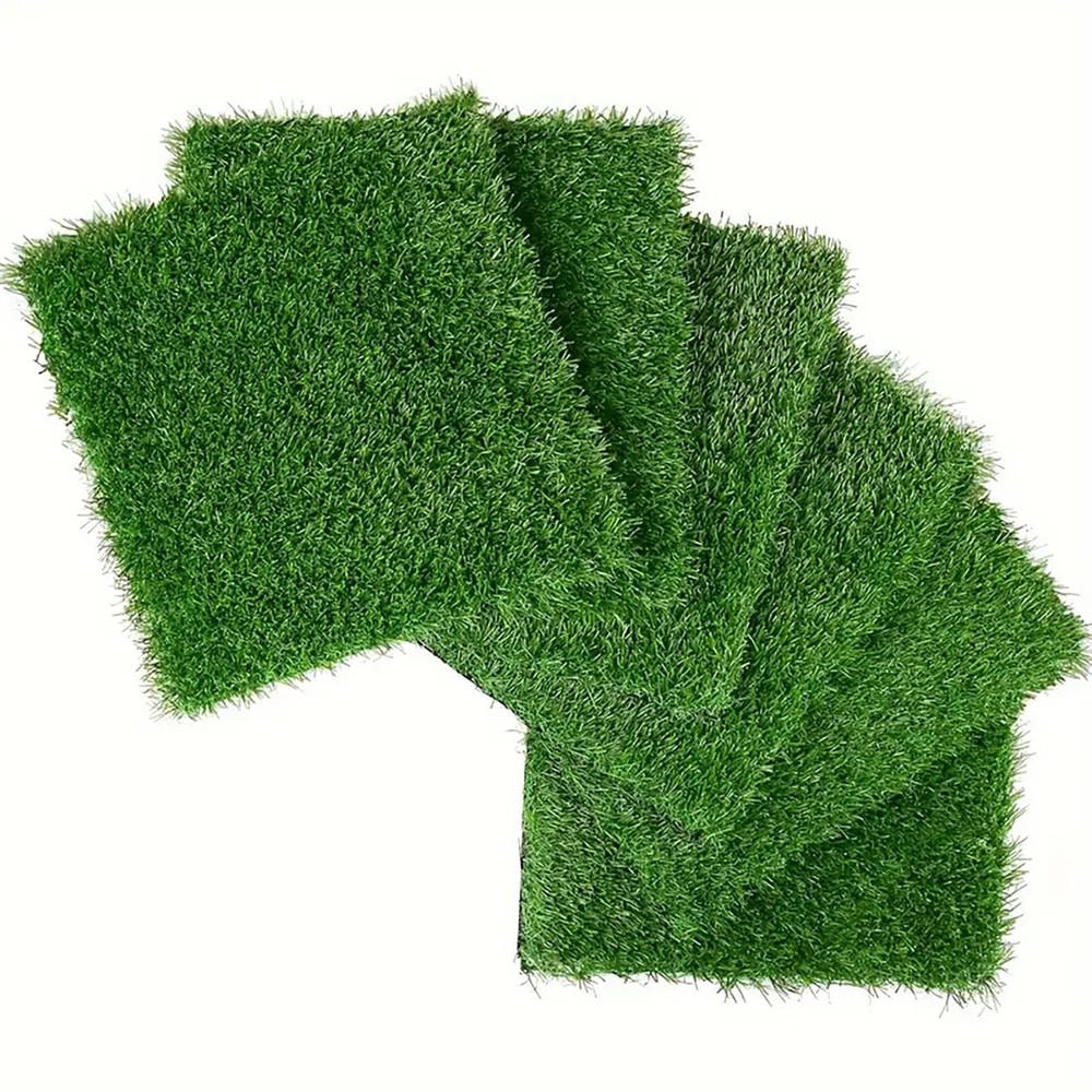 36pcs Interlocking Artificial Grass Tiles for Patio, Balcony, Backyard