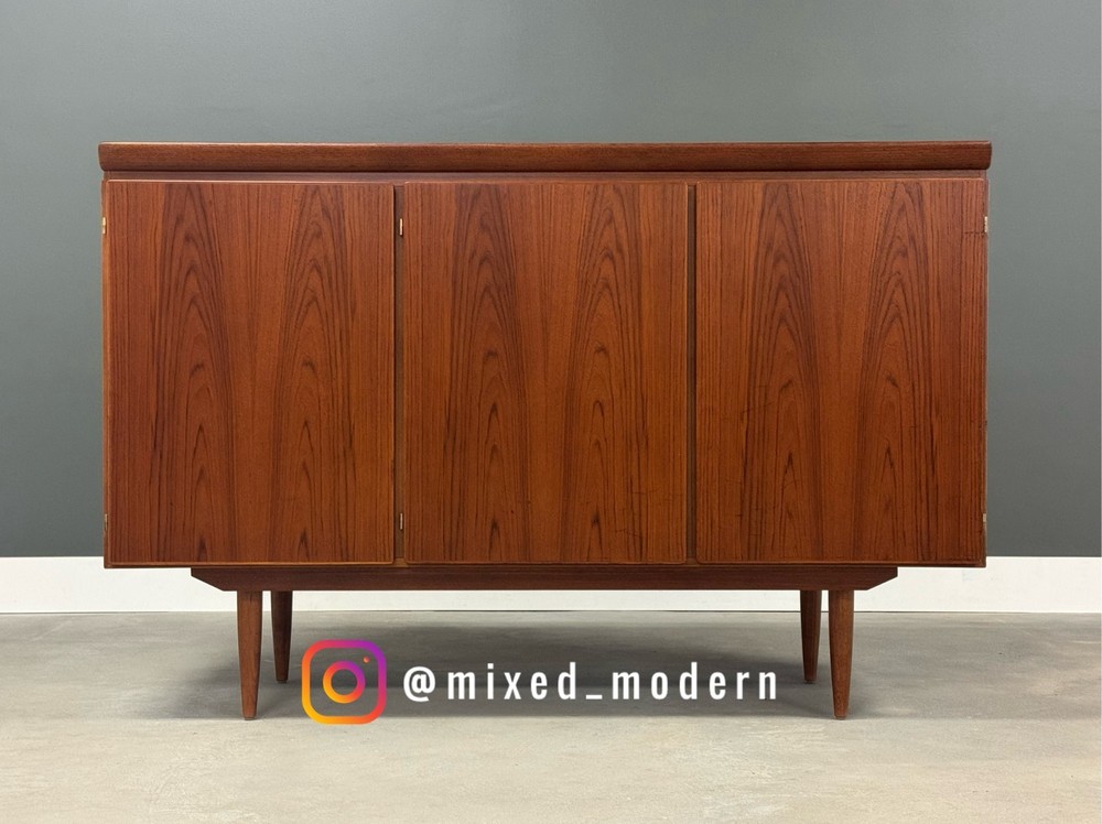 Danish Modern Teak 60” Credenza by Skovby