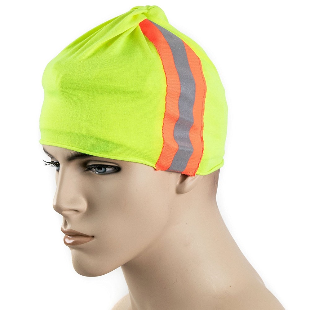Hi-Vis Lime Multi Functional Headwear Workwear -RK-MWCAP