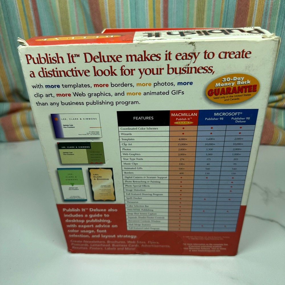 Macmillan 1998 Professional Publish It Deluxe